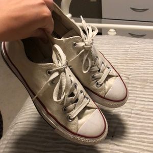 White Converse sneakers